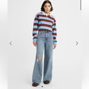 Levi’s High Loose Flare Jean 27